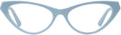 Cat Eye Blue Jimmy Choo 3005 Single Vision Half Frame View #2