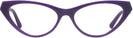 Cat Eye Violet Jimmy Choo 3005 Single Vision Half Frame View #2