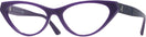 Cat Eye Violet Jimmy Choo 3005 Single Vision Half Frame View #1