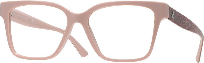 Square Pink Jimmy Choo 3006U Single Vision Full Frame View #1