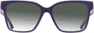 Square Violet Jimmy Choo 3006U w/ Gradient Bifocal Reading Sunglasses View #2