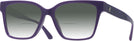 Square Violet Jimmy Choo 3006U w/ Gradient Bifocal Reading Sunglasses View #1