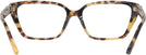 Rectangle Yellow Havana Jimmy Choo 3008 Single Vision Full Frame View #4