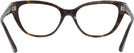 Cat Eye Havana Jimmy Choo 3011 Progressive No-Lines View #4