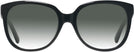 Oversized,Round Black Kate Spade Bayleigh w/ Gradient Progressive No-Line Reading Sunglasses View #2