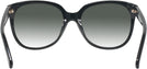 Oversized,Round Black Kate Spade Bayleigh w/ Gradient Progressive No-Line Reading Sunglasses View #4