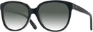 Oversized,Round Black Kate Spade Bayleigh w/ Gradient Progressive No-Line Reading Sunglasses View #1