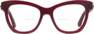 Cat Eye,Oversized Burgundy Kate Spade Krissy Bifocal View #2