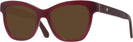 Cat Eye,Oversized Burgundy Kate Spade Krissy Progressive No-Line Reading Sunglasses View #1