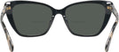 Cat Eye Black Kate Spade Lucca Bifocal Reading Sunglasses View #4