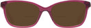 Rectangle Violet Kate Spade Tabitha Bifocal Reading Sunglasses View #2