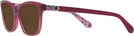 Rectangle Violet Kate Spade Tabitha Bifocal Reading Sunglasses View #3