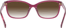 Rectangle Violet Kate Spade Tabitha w/ Gradient Bifocal Reading Sunglasses View #4