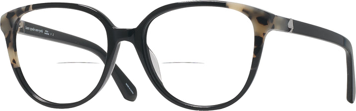 Square Black/grey Kate Spade Vienne Bifocal View #1