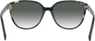 Square Black/grey Kate Spade Vienne w/ Gradient Bifocal Reading Sunglasses View #4