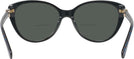 Cat Eye Black Kate Spade Visalia Bifocal Reading Sunglasses View #4