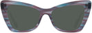 Butterfly Blue &amp; Purple Tortoise Millicent Bryce 171 Progressive No-Line Reading Sunglasses View #2