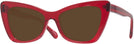 Butterfly Transparent Red Millicent Bryce 171 Progressive No-Line Reading Sunglasses View #1