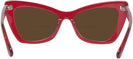 Butterfly Transparent Red Millicent Bryce 171 Bifocal Reading Sunglasses View #4
