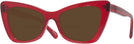 Butterfly Transparent Red Millicent Bryce 171 Bifocal Reading Sunglasses View #1