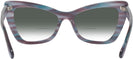 Butterfly Blue &amp; Purple Tortoise Millicent Bryce 171 w/ Gradient Bifocal Reading Sunglasses View #4