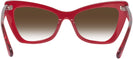 Butterfly Transparent Red Millicent Bryce 171 w/ Gradient Progressive No-Line Reading Sunglasses View #4