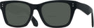 Square Black Millicent Bryce 175 Bifocal Reading Sunglasses View #1