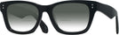 Square Black Millicent Bryce 175 w/ Gradient Bifocal Reading Sunglasses View #1