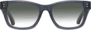 Square Transparent Grey Millicent Bryce 175 w/ Gradient Bifocal Reading Sunglasses View #2