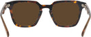 Square Tortoise With Light Brown Millicent Bryce 176 Progressive No-Line Reading Sunglasses View #4