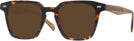 Square Tortoise With Light Brown Millicent Bryce 176 Progressive No-Line Reading Sunglasses View #1