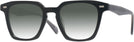 Square Black With Grey Millicent Bryce 176 w/ Gradient Progressive No-Line Reading Sunglasses View #1