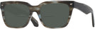 Square Brown Blue Striation Millicent Bryce 180 Bifocal Reading Sunglasses View #1