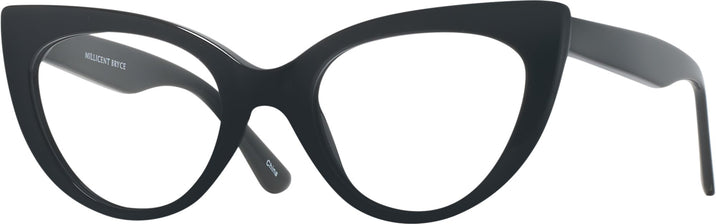 Cat Eye Black Millicent Bryce 187 Progressive No-Lines View #1