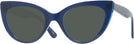 Cat Eye Blue Millicent Bryce 187 Progressive No-Line Reading Sunglasses View #1