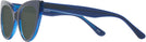 Cat Eye Blue Millicent Bryce 187 Bifocal Reading Sunglasses View #3