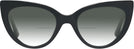 Cat Eye Black Millicent Bryce 187 w/ Gradient Bifocal Reading Sunglasses View #2