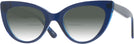 Cat Eye Blue Millicent Bryce 187 w/ Gradient Bifocal Reading Sunglasses View #1