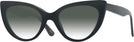 Cat Eye Black Millicent Bryce 187 w/ Gradient Progressive No-Line Reading Sunglasses View #1