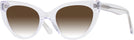 Cat Eye Crystal Millicent Bryce 187 w/ Gradient Progressive No-Line Reading Sunglasses View #1