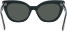 Cat Eye,Oversized Dark Green Millicent Bryce 188 Progressive No-Line Reading Sunglasses View #4