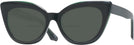 Cat Eye,Oversized Dark Green Millicent Bryce 188 Bifocal Reading Sunglasses View #1