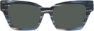 Rectangle Blue/grey Striped Millicent Bryce 189 Progressive No-Line Reading Sunglasses View #2