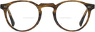 Round Sepia Smoke Oliver Peoples 5186 Bifocal View #2