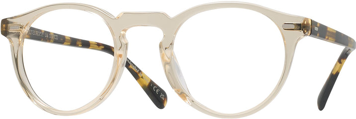 Round Buff Oliver Peoples 5186 Single Vision Full Frame View #1