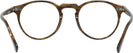 Round Sepia Smoke Oliver Peoples 5186L Progressive No-Lines View #4