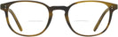 Square Matte Moss Tortoise Oliver Peoples 5219 Bifocal View #2