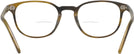 Square Matte Moss Tortoise Oliver Peoples 5219 Bifocal View #4