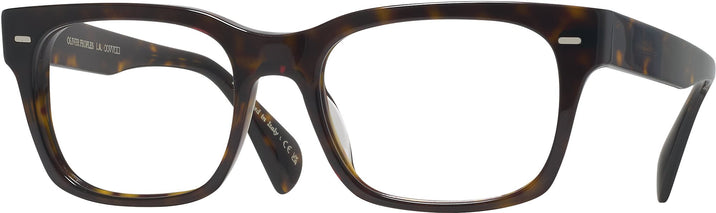 Square 362 Oliver Peoples 5332U Single Vision Full Frame View #1