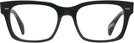 Square Black Oliver Peoples 5332U Progressive No-Lines View #2